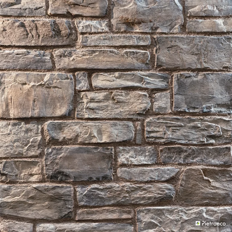 Pietra ricostruita Pietraeco - Modello Gardena - Colore Caffe